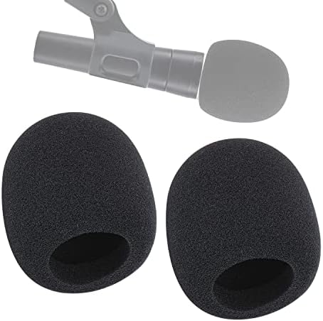 SM58 Mic Foam Cover - Pop Filter Customized for Shure SM58 Microphone Windscreen Reduce Wind Noises (2 PCS)