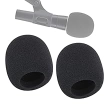 【High-Density Thickened Foam】 Crafted from high-quality, high-density sponge, these mic covers effectively reduce wind noise and "P" pops (plosives), delivering crystal clear sound for recording or live stage performances. 【Universal Fit & Perfect Si...