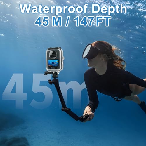 FitStill 45M/147FT Waterproof Housing for DJI OSMO 360, Pressure-Resistant, Underwater Protective Housing for Underwater Photography, DJI osmo 360 Protective Accessory by FiTSTILL - Image 2