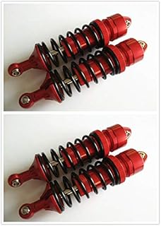 Aluminum Front and Rear Shocks Dampers -4pcs Red for Traxxas 1/10 REVO EREVO E-REVO E-REVO 2.0 Summit 5460