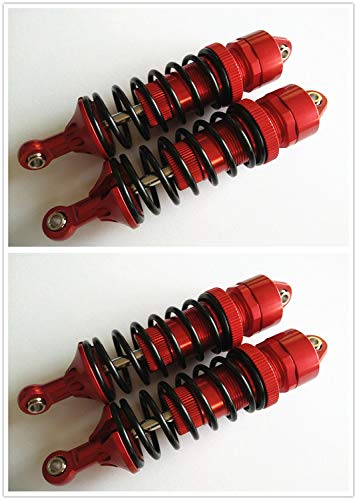 Amortisseurs Traxxas E-Revo 2.0 avant arrière 4pcs alu rouge Summit 5460