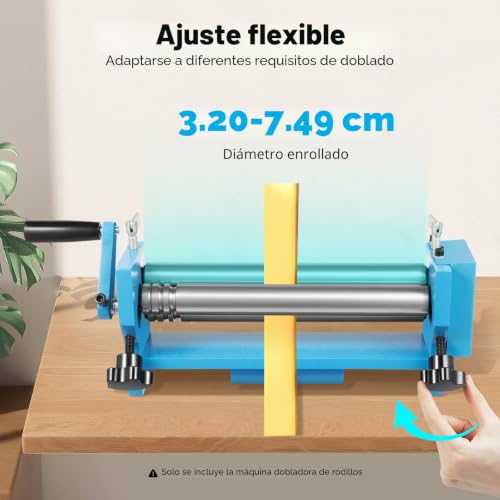 Miniatura 4 de Sj 300 - Máquina Dobladora De Tubos 3 Rodillos, Para Talleres De Chapa De Acero Plano Y Redondo