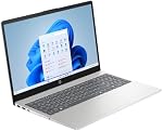 HP 15.6 inch Laptop PC, FHD IPS Display, Intel Processor N100, 4 GB RAM, 128 GB UFS, Intel UHD Graphics, Wi-Fi 6, Windows 11 Home, Natural Silver, 15-fd0016ca