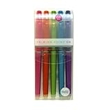 (Japan Import) Pilot Frixion Point 0.4mm (Retractable Gel Ink Pen) (Set of 5) LF-22P4 Multicolor Set (5 Colors Set)