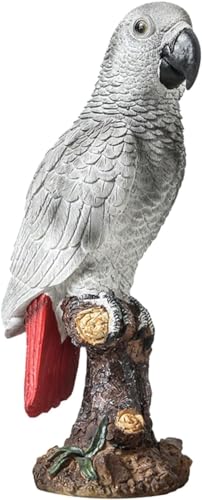 Lindagary Parrot Resin Statue