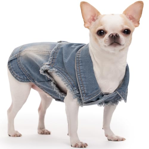 Chaleco de mezclilla para perro, tamaño XXX-Large miniatura 5