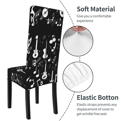 Housse de chaise de salle à manger extensible pour protéger des taches - 7