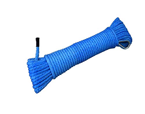 5mm azul * 15m línea del cabrestante vehículo todo terreno for los vehículos del terreno, cuerda sintética, Barco torno de cable, cable del cabrestante,Alta Intensidad