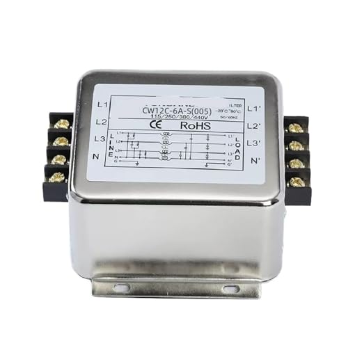 Filtre triphasé CW12C-6A-S pour éliminer les pannes de courant 380V