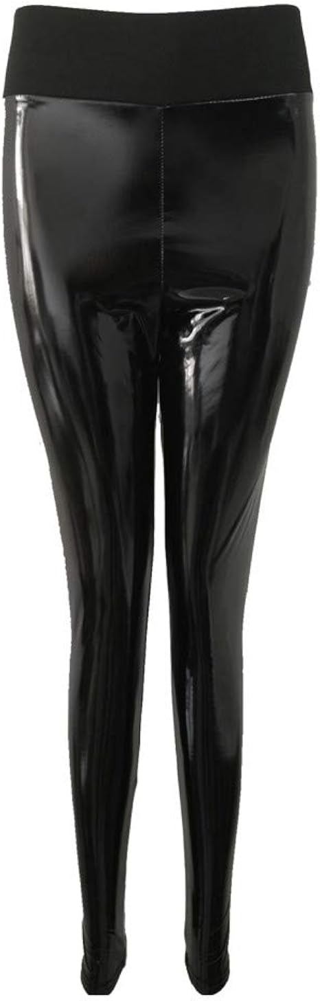 FUNEY Faux Leather Leggings Pants 