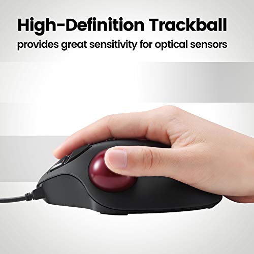Image of Perixx PERIPRO-303X2E 1.34 Inches Trackball 2 pcs Pack - Replacement Ball for M570, M575, PERIMICE-517 /520 /717 /720, and Other 1.34inches Trackball Mouse - Glossy Red and Matte Red