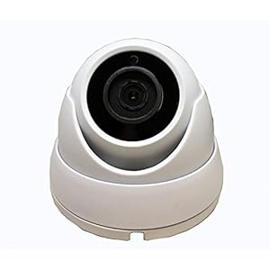 101AV Security Dome Camera 1080P 1920×1080 True Full-HD 4in1(HD-TVI, AHD, CVI, CVBS) 2.8mm Fixed Lens 2.4 Megapixel STARVIS IR Indoor Outdoor Camera DayNight HomeOffice Security 12VDC (White)