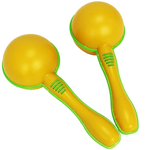 A-Star Plastic Maracas - Yellow
