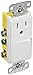 HUBBELL WIRING GIDDS-606075 RCD108W Electrical, Combination Switch, White