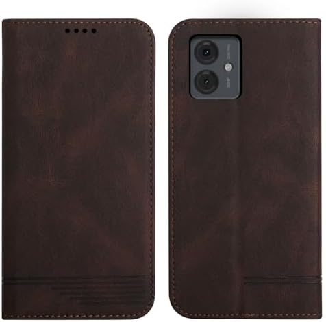 Rostsant Etui ochronne do smartfona Samsung Galaxy A54 5G, etui z poliuretanu do Galaxy A54 5G, portfel magnetyczny, etui ochronne do Samsung Galaxy A54 5G, fioletowe