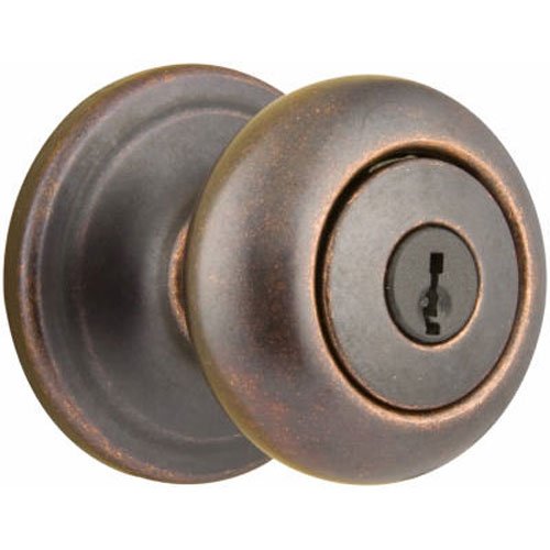 Kwikset Hancock Entry Knob in Venetian Bronze - Entry Door Lever