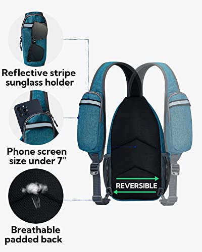 Waterfly Sling Bag Backpack Shoulder Crossbody Bag Chest Bags Hiking Casual Daypack for Men Women - Image 6