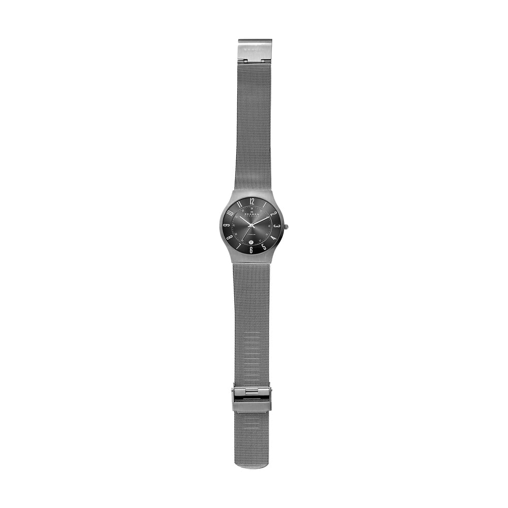 Skagen Sundby Titanium Watch for Men, Quartz Three Hand Movement with Stainless Steel or Leather Strap