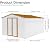 Outdoor Storage Shed, 10x12 Ft Large Metal Storage Sheds with Updated Frame Structure and Lockable Doors, Garden Tool Shed for Backyard Patio Lawn (White)