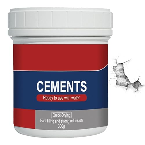 Reparación de hormigón con parche de cemento, relleno de grietas antigrietas de secado rápido: reparación sin esfuerzo en cualquier lugar, relleno y sellador de cemento resistente a la intemperie para