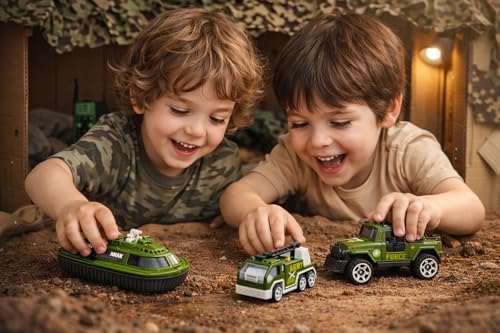 Image of Toy Car For Kids Diecast Metal Fire Engine Toy, 1:64 Scale | Free Wheel, Mini Model, Realistic Design, Durable Alloy Emergency Truck, For Kids Boys & Girls Play & Collection