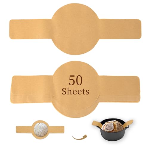 Parchment Bread Sling for Dutch Oven, BlissBoard Disposable Bread Baking