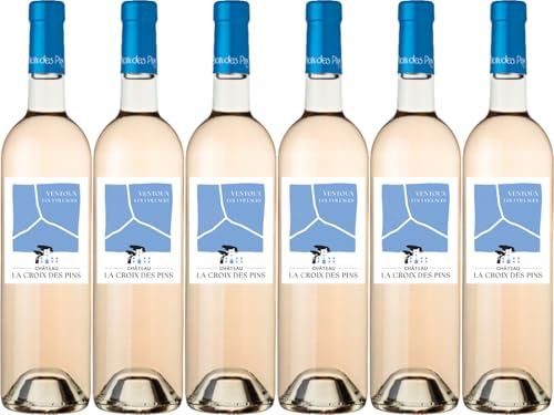 Château La Croix des Pins Ventoux Rosé AOP 'Les 3 Villages' 2024 Trocken Bio (6 x 0.75 l)