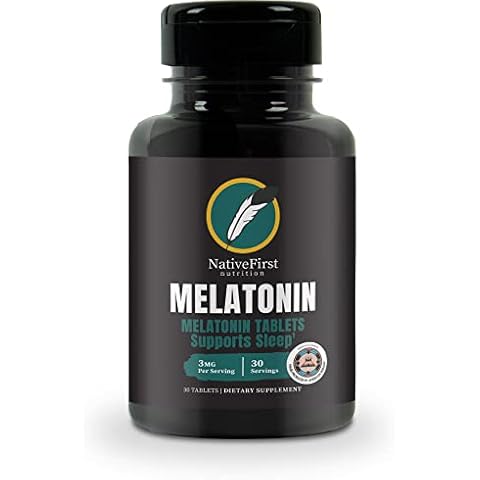 NativeFirst Nutrition Melatonin Tablets, 3 mg, 30 Tablets Cover