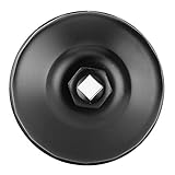 Oil Filter Wrench, 86mm 16 Flute Oil Filter Cap Removal Tool, Iron+Alloy Heavy Duty Oil Filter Socket Fit for C70, S60, S70, S80, V40, V70, XC70, XC90,Other Accessories