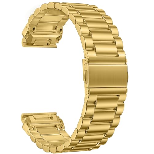 Correa de repuesto metálica para Garmin Forerunner 970 miniatura 1
