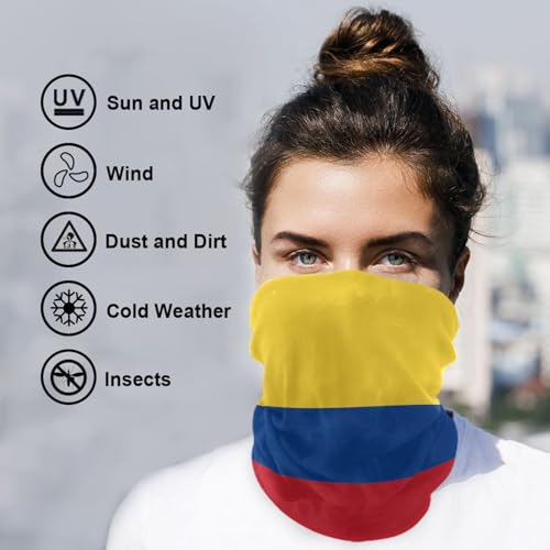 Image of Men Women Bandanas Neck Gaiter Headwrap Balaclava | Seamless Face Cover Scarf Neck Warmer Breathable Headwear for Hiking Cycling