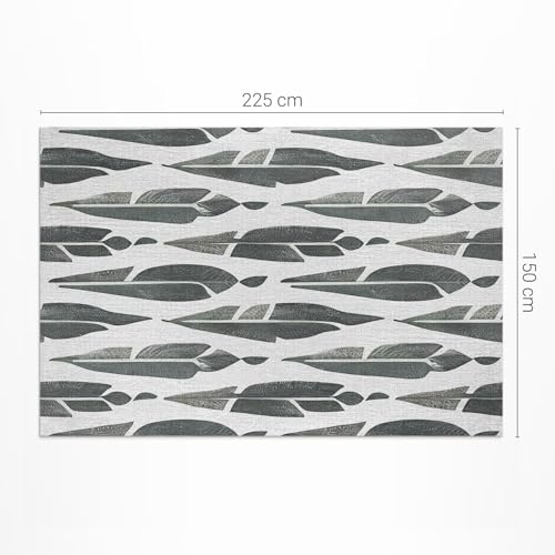 Tapis en vinyle extérieur imperméable 150x225 résistant décoloration - 4