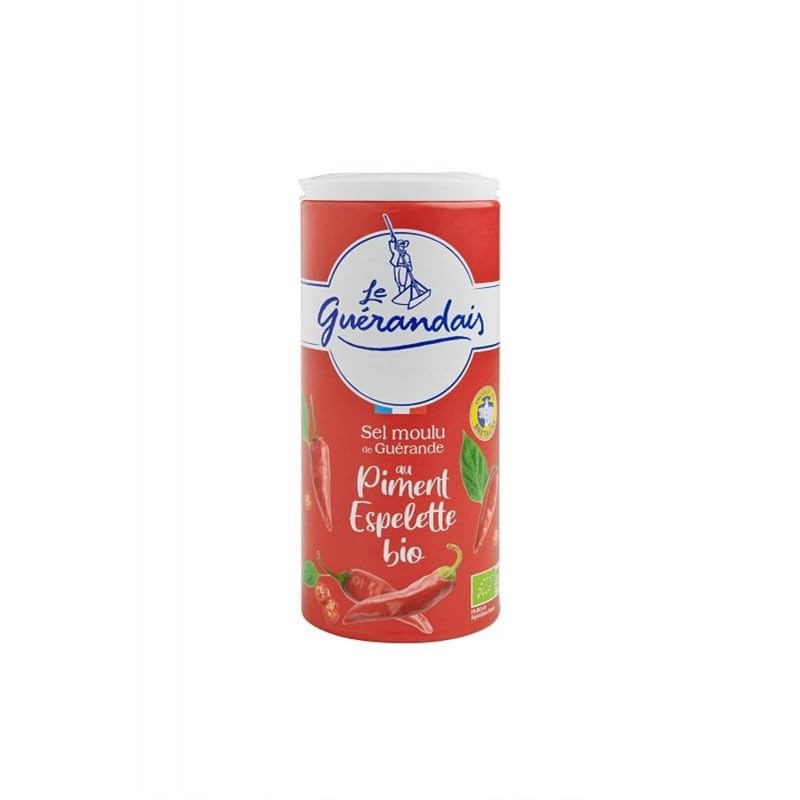 LE GUERANDAIS - Le Guérandais Sel Fin De Guérande Au Piment D'Espelette Bio 250G - Lot De 3 - Vendu Par Lot