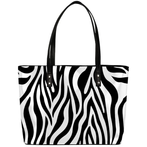 Bolso Tote Grande de Cuero Sintético para Mujer miniatura 1