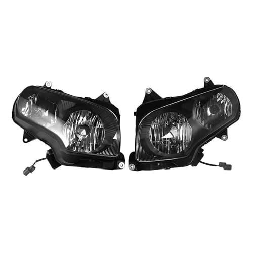 ZSHYTWE Faros Delanteros Moto Conjunto Faros Delanteros Motocicleta para Goldwing 1800 para GL1800 2001-2017 Faro Conjunto Faro(Negro)
