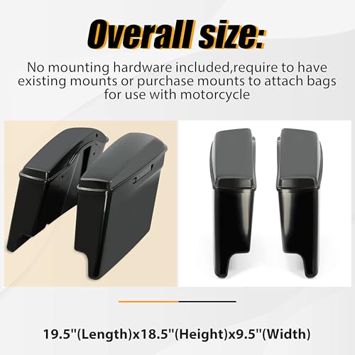 Alforjas extendidas duras 5'' ECOTRIC sin pintar miniatura 4