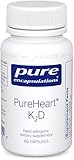 Pure Encapsulations - PureHeart K2D - Hypoallergenic Supplement to Promote Calcium Homeostasis and Cardiovascular Function* - 60 Capsules