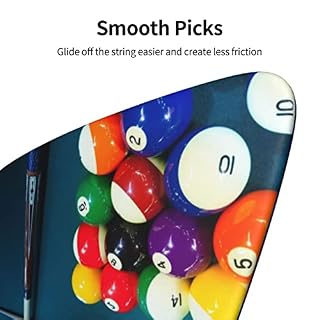 Ensemble de 6 médiators de guitare de billard pour guitare acoustique, guitare électrique, basse, ukulélé – fin, moyen… - Les Beatles, Paul McCartney, John Lennon, RIngo Starr, George Harrison Ensemble de 6 médiators de guitare de billard pour guitare acoustique, guitare électrique, basse, ukulélé - fin, moyen… – Image 5