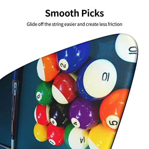 Ensemble de 6 médiators de guitare de billard pour guitare acoustique, guitare électrique, basse, ukulélé – fin, moyen… - Les Beatles, Paul McCartney, John Lennon, RIngo Starr, George Harrison Ensemble de 6 médiators de guitare de billard pour guitare acoustique, guitare électrique, basse, ukulélé - fin, moyen… – Image 6