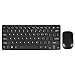 Produktbild Nordira Mini Tastatur, 2.4 G DPI Wireless-Tastatur und optische Maus kombiniert Home-Office-Desktop-Laptop Schwarz