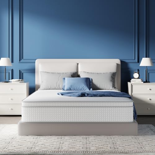Avenco 10 Inch Queen Mattress, Hybrid Mattress in a Box with Smarts™ Coil Individually Pocket Spring, Medium Firm Mattresses with Memory Foam for Pressure Relief,CertiPUR-US Certified for Adults Avenco 10 Inch Queen Mattress, Hybrid Mattress in a Box with Smarts™ Coil Individually Pocket Spring, Medium Firm Mattresses with Memory Foam for Pressure Relief,CertiPUR-US Certified for Adults