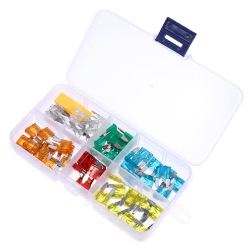 PRETYZOOM 120 fusibles automotrices mini para coche de plástico y hierro miniatura 5
