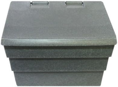 2 Cu Ft Lockable Grit Salt Storage Bin in Stone Effect