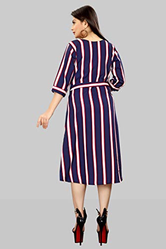 Image of AA Creation Women's Fit And Flare Knee Length Dress