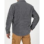 ZENTHACE Men's Warm Sherpa Lined Fleece Plaid Flannel Shirt Jacket(All Sherpa Fleece Lined)