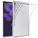 Zuslab Transparent Case Compatible with Samsung Galaxy Tab S8 Ultra Case 14.6" 2022, Soft TPU Slim F