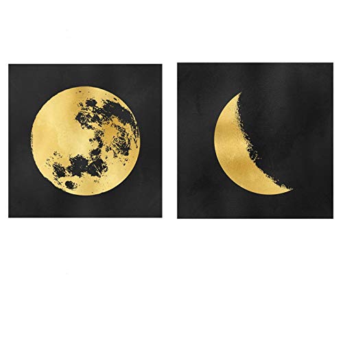 Moon Earth Posters Impresión nórdica Pintura sobre Lienzo Decoración para el hogar Arte de la...