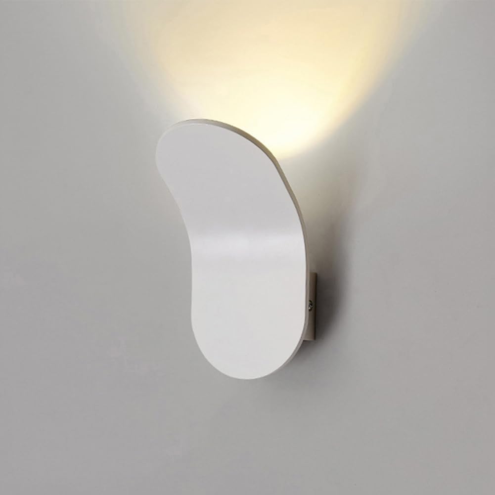 SXSCARKX Wall Light Indoor LED 5W 3000K Warm White Modern Metal Lamp Decorative Sconce for Living Room Bedroom Hallway Corridor Stairs Hall,
