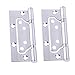 SOLUSTRE 2pcs Spring Hinges Interior Door Hinges Concealed Hinge Stainless Steel Hinges Furniture Hinges Stainless Steel Door Hinges Mother Hinge Letter