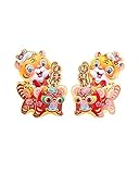 Chinese New Year Blessing Door Sticker Decorative 2022 New Year Zodiac Tiger Character Ornament Wall...